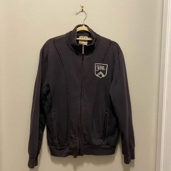 Juicy Couture men’s black zip down hoodie size Large. Very good conditio… - Picture 2 of 16